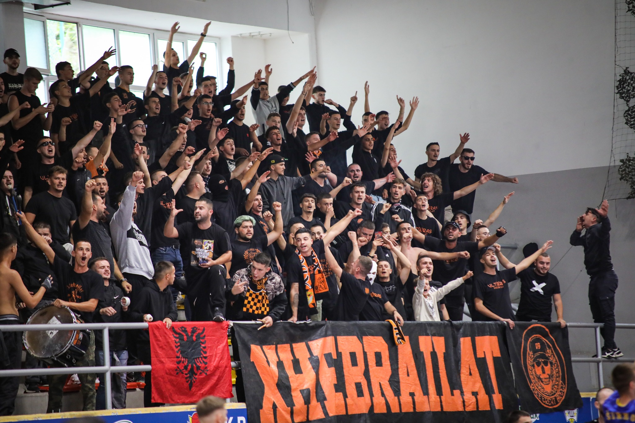 Pamje nga ndeshja Golden Eagle Ylli-Sigal Prishtina